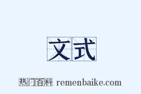文式是什么意思的图片
